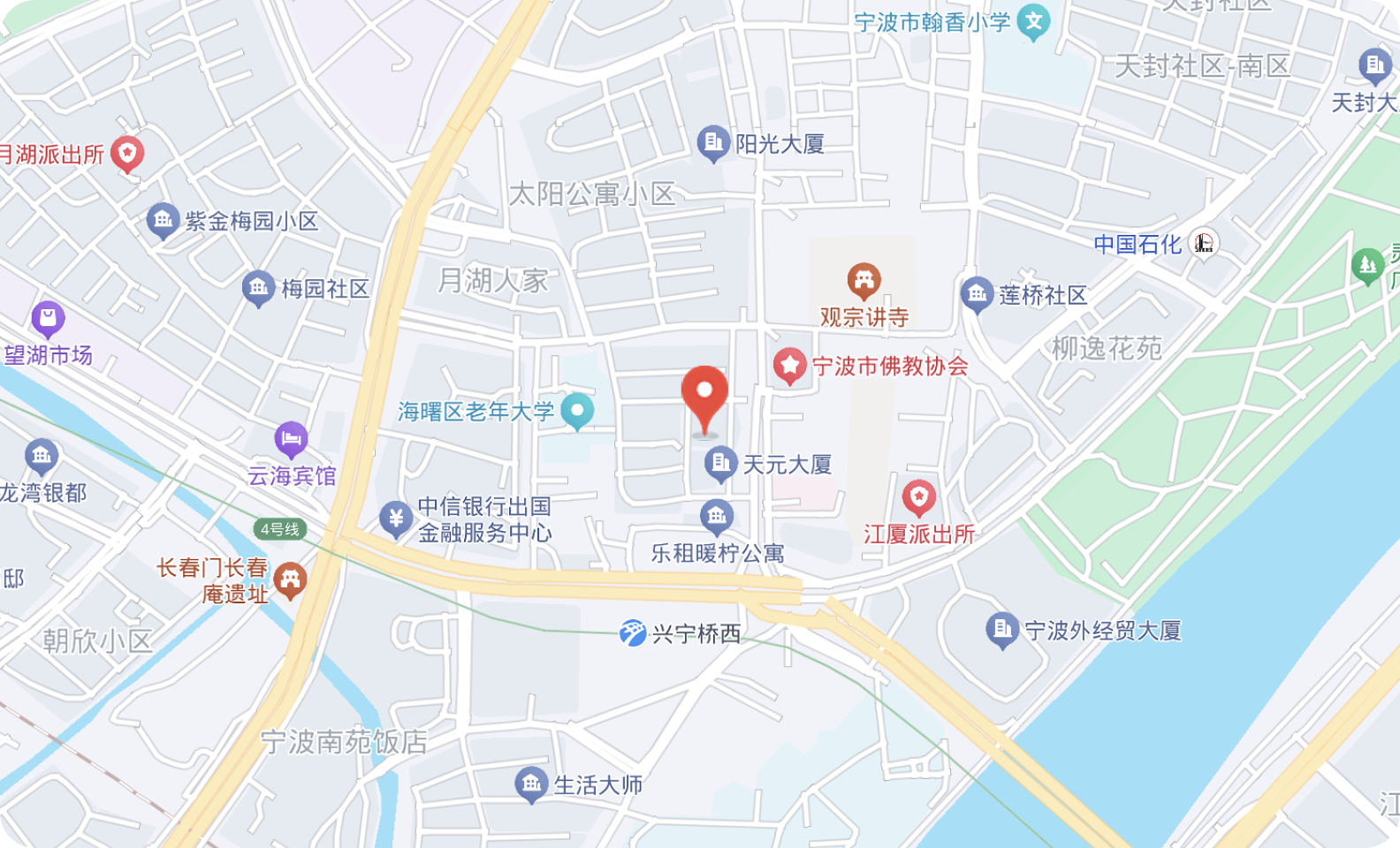 Карта расположения компании